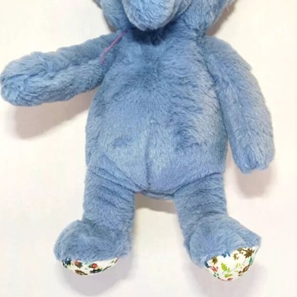 Petlou Plush Crinkle Interactive Stuffed Dog Squeaky Toys - 15" Blue Elephant - Picture 2 of 2